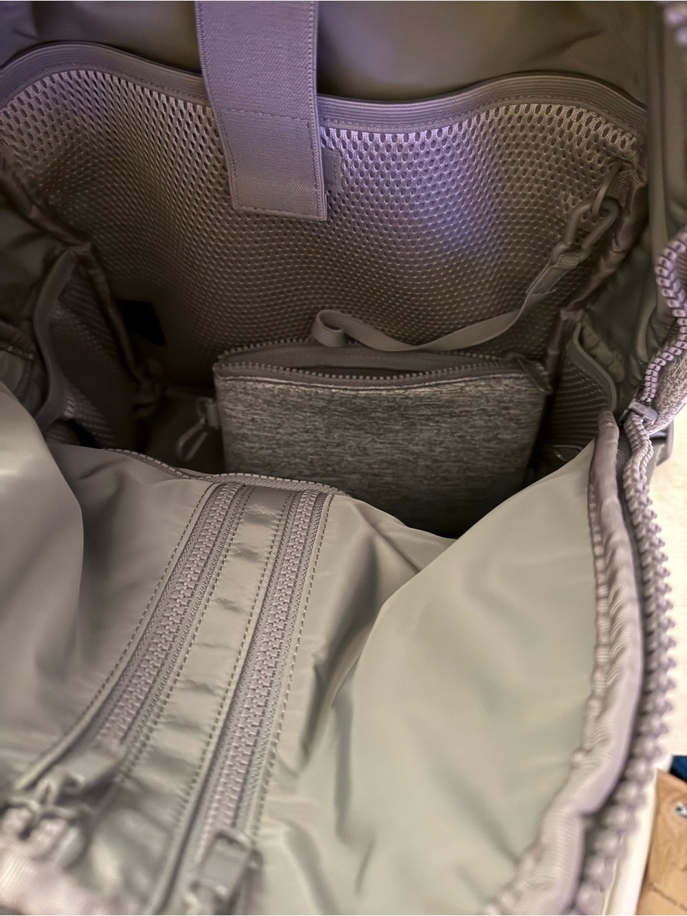 DAGNE DOVER Grey Everyday Backpack - Compact 17" - Picture 12 of 14